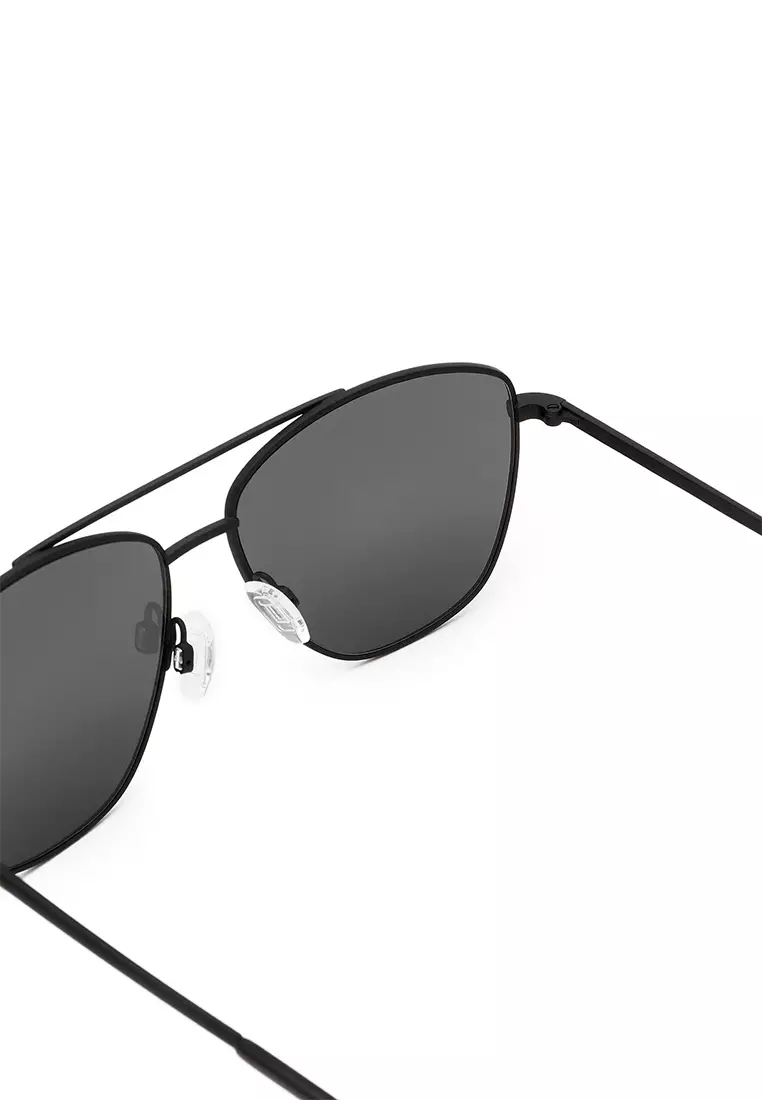 HAWKERS POLARIZED Black Dark LAX Sunglasses for Men and Women, Unisex. UV400 Protection. Official Product designed in Spain
