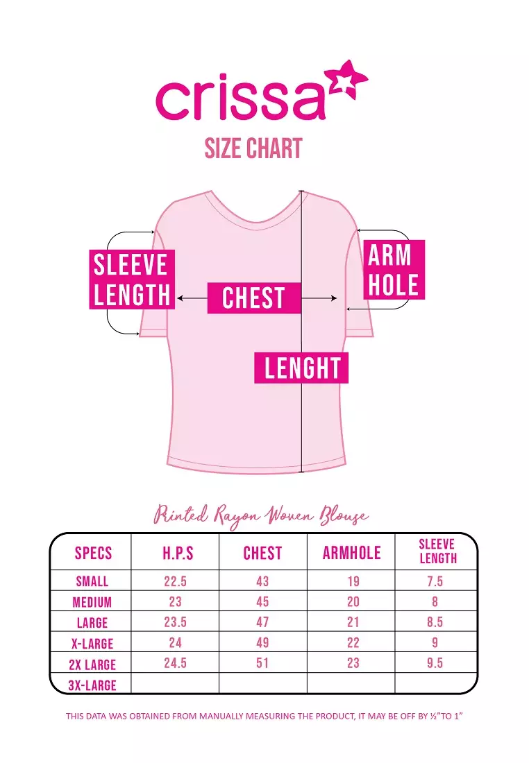 Woven Printed Rayon Short Sleeves Blouse