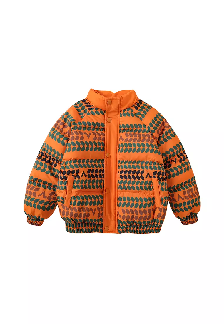 Vauva Vauva FW23 Boys Ribbon Down Jacket Orange 2024 Buy