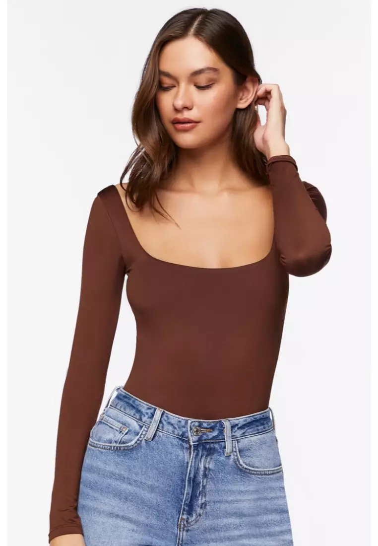 Forever 21 long sleeve top bodysuit