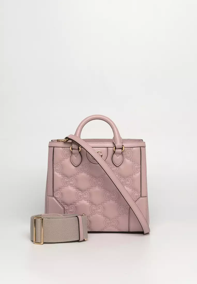 Gucci signature leather top handle bag online