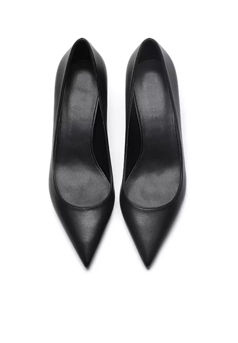 3CM 尖頭制服工作幼踭低跟鞋 HZL131