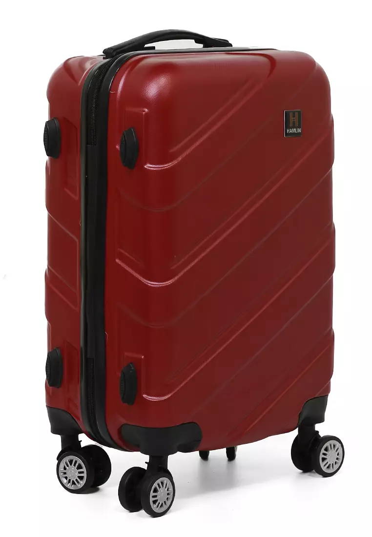 Carlton Koper Hardcase Unisex Size 20Inch Suitcase Combination Lock Large Compartment Material ABS+PVC Coated ORIGINAL - Red