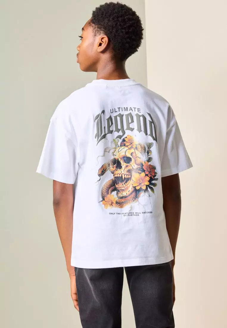 Relaxed Fit Short Sleeve Graphic T-Shirt