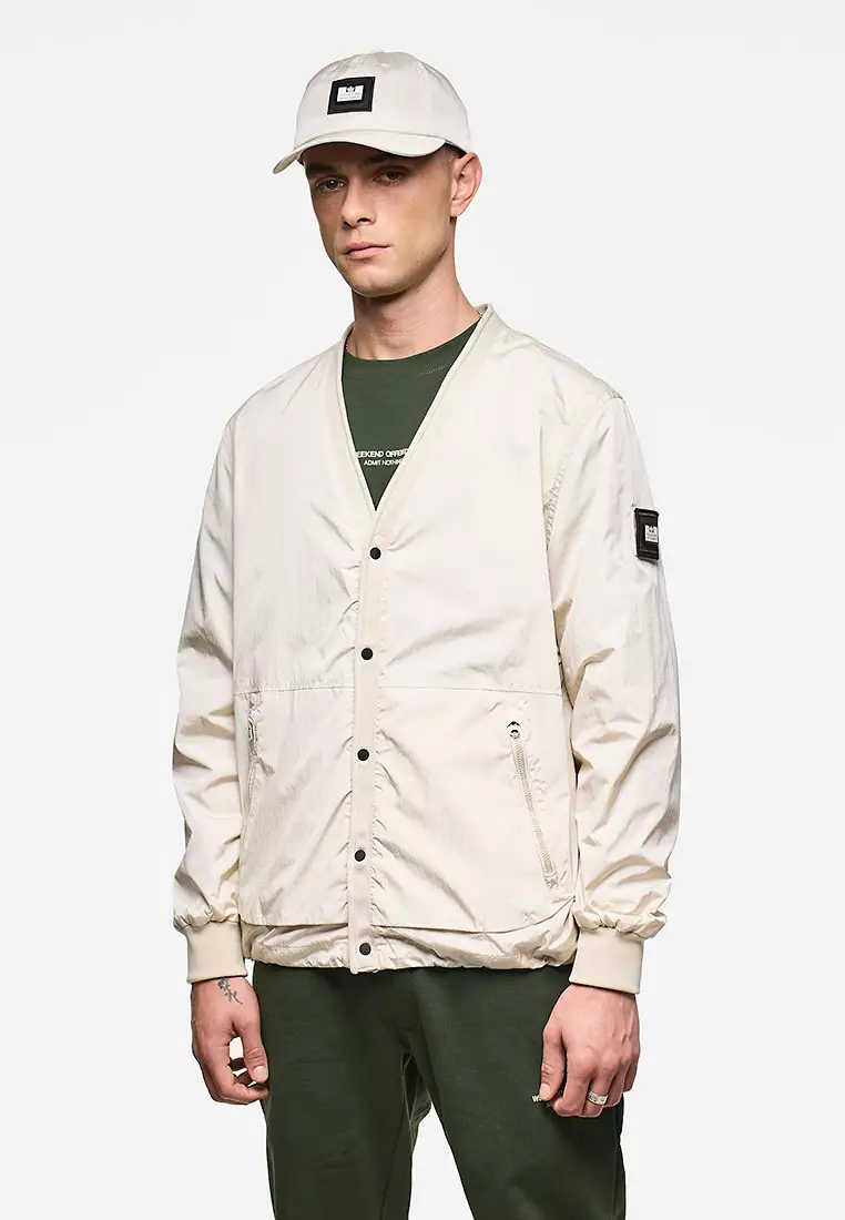 MENS CALCIUM RONSON PARACHUTE CARDIGAN
