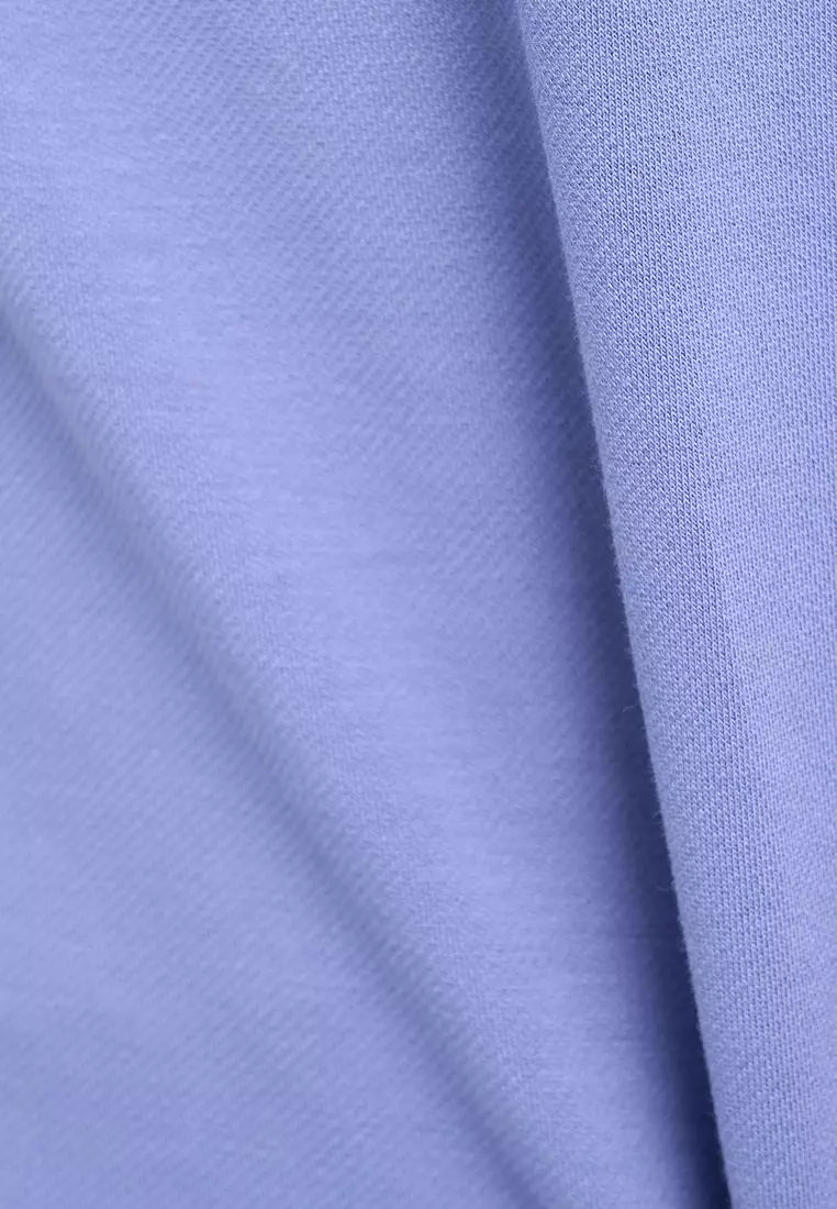 MANZONE - Polo Shirt Lengan Pendek Pria Maika 06 Slim Fit - Blue Warna Blue