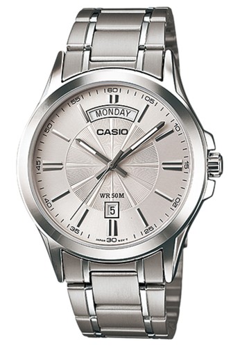 Jual Casio Casio Analog Jam Tangan Pria Strap Rantai Silver Mtp 1381d 7a Original Original Zalora Indonesia
