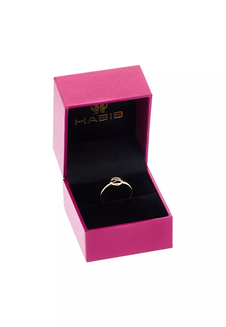 HABIB 375/9K Yellow and White Gold Ring MNM250(R)