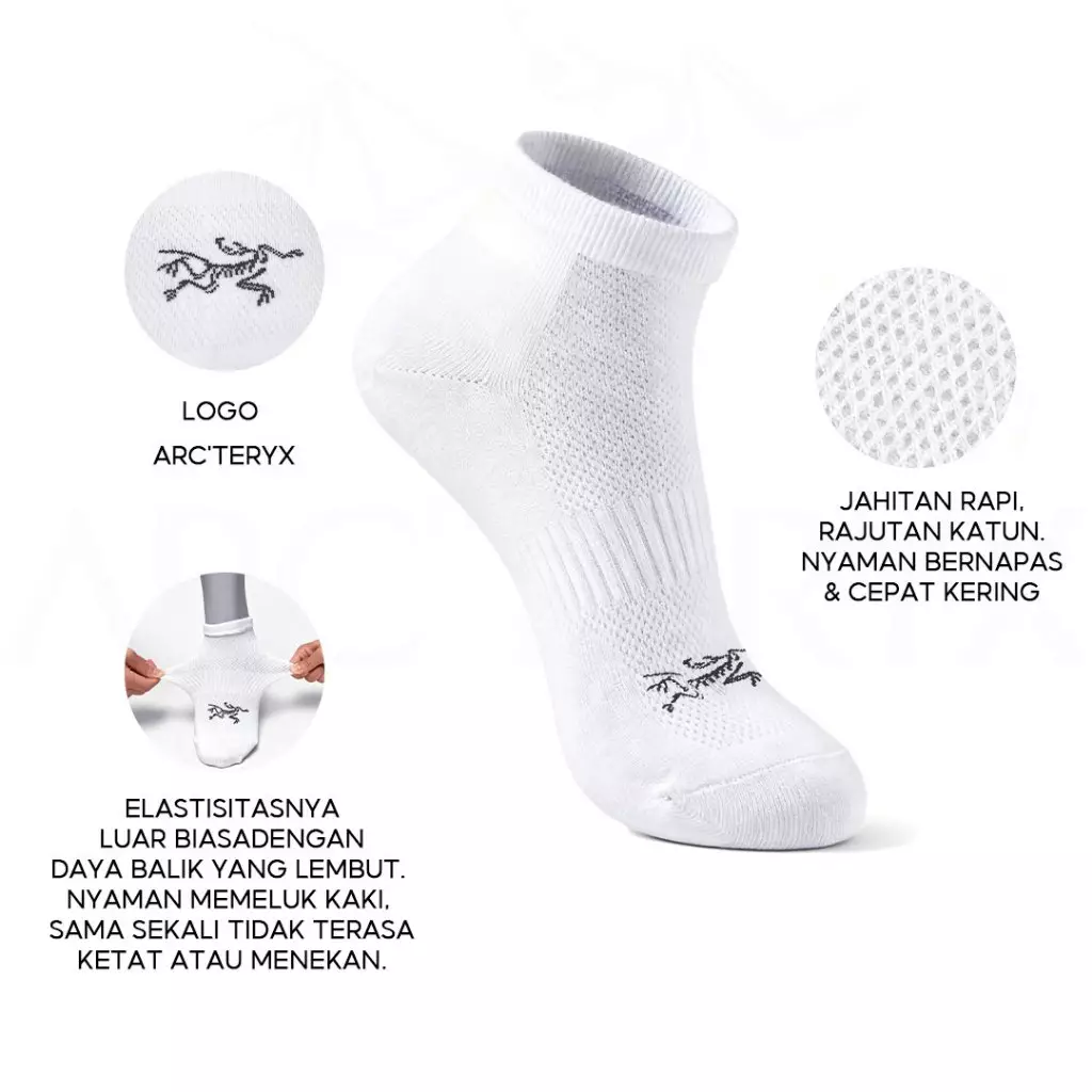 ARC'TERYX Kaos Kaki Pendek Ankle