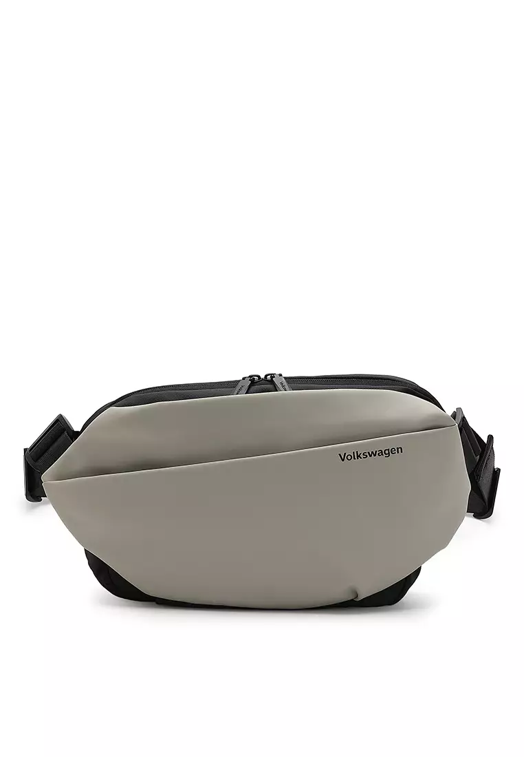 Water Resistance Casual Men's Chest Bag / Shoulder Bag / Crossbody Bag - Khaki / Beige