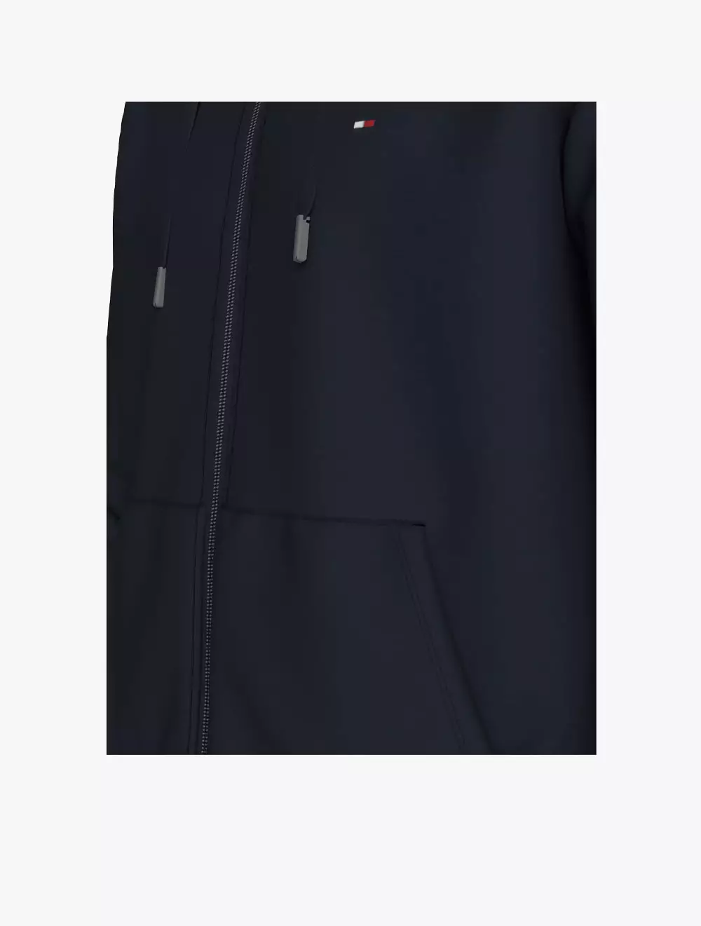 TOMMY HILFIGER - Essential Intechno Zip Through - Navy - Navy