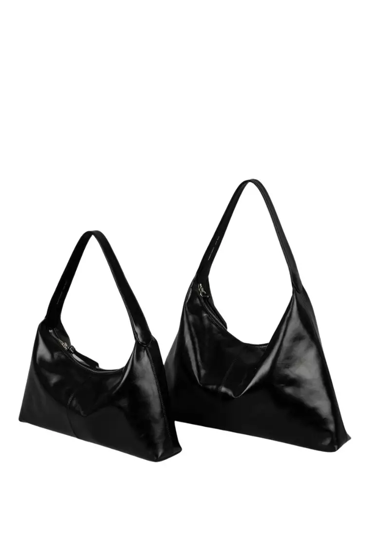 Monet Bag L Pull-Up Black