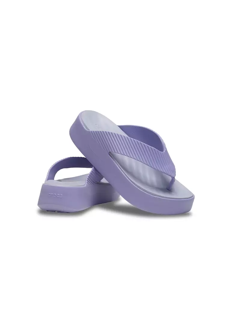Buy Crocs Women's Getaway Platform Beach Flip in Mystic Purple