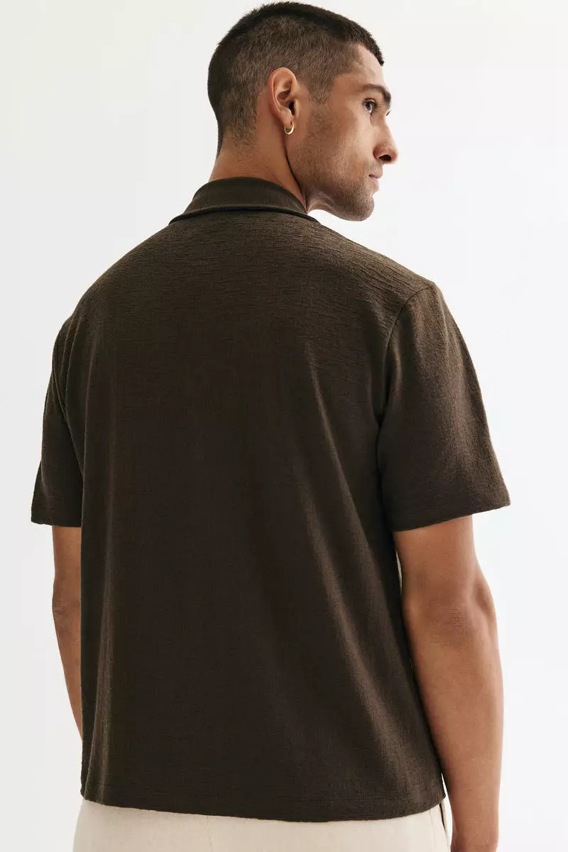 Regular Fit Jersey resort shirt