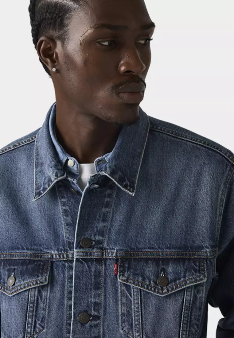 Men's Relaxed Trucker Jacket A5782-0079