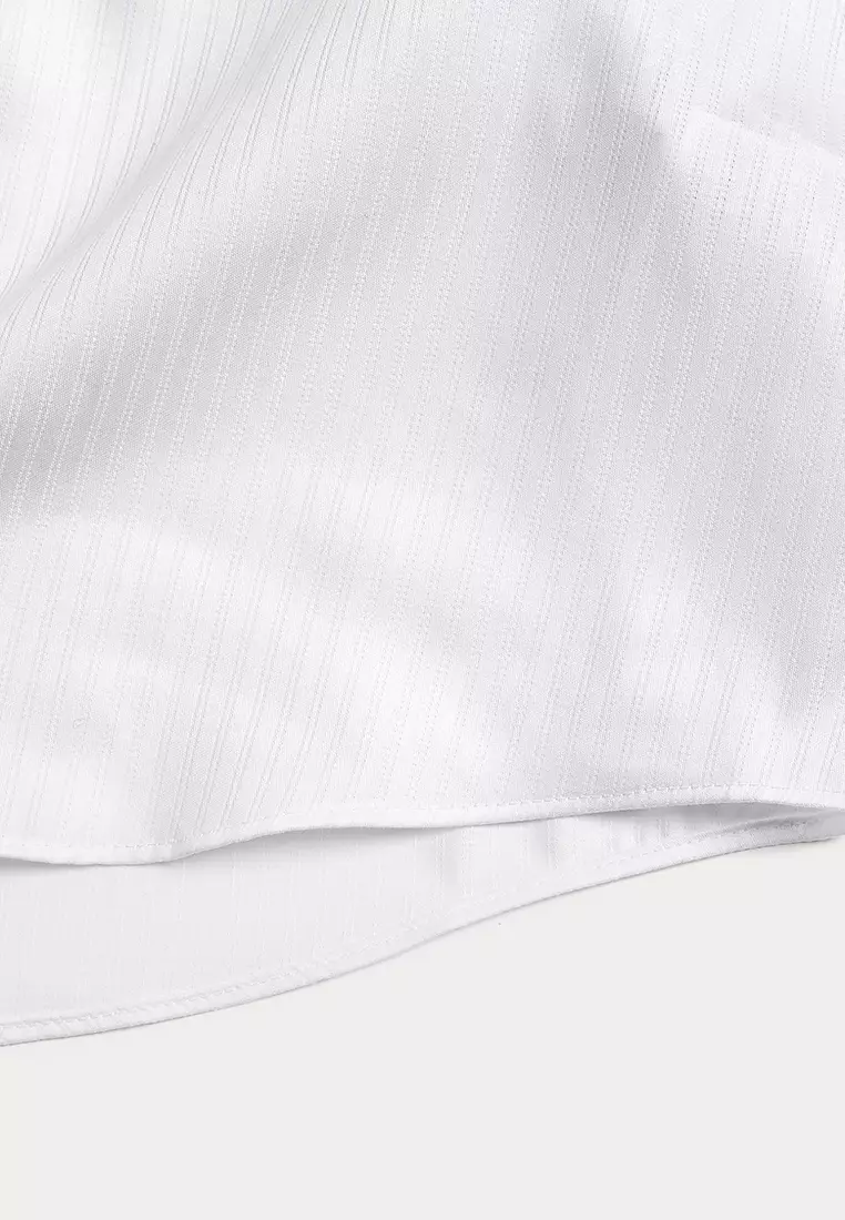 Regular Fit Non Iron Sateen Stripe Shirt