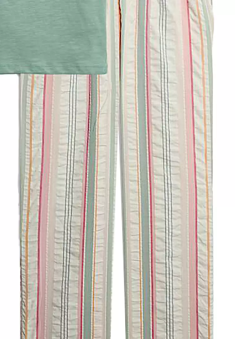 Cotton Rich Striped Set