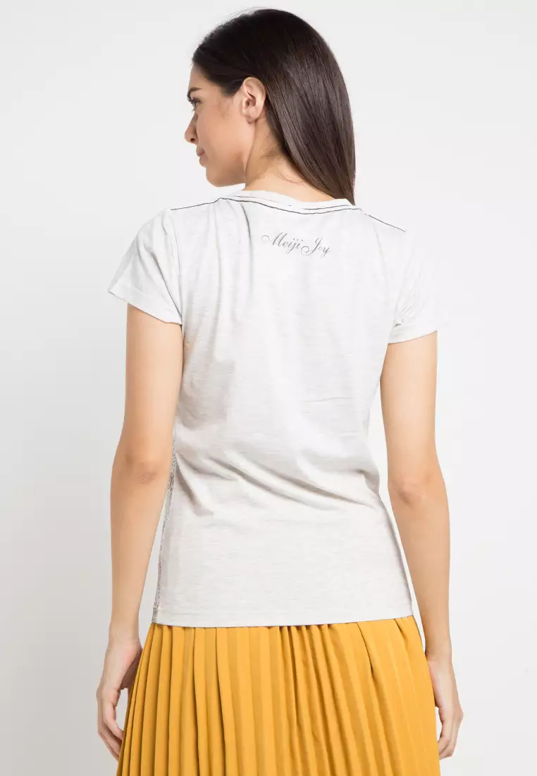 Print Elephant short sleeve Tshirt