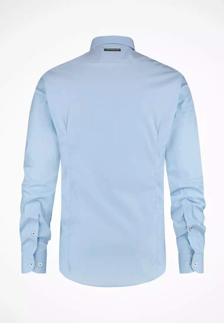 NOS (Never Out of Stock Series) - Men Long Sleeve Shirt - Light Blue