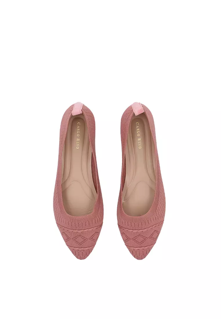 Buy Carlo Rino Honeysuckle Claire Knitted Ballerina Flats 2024