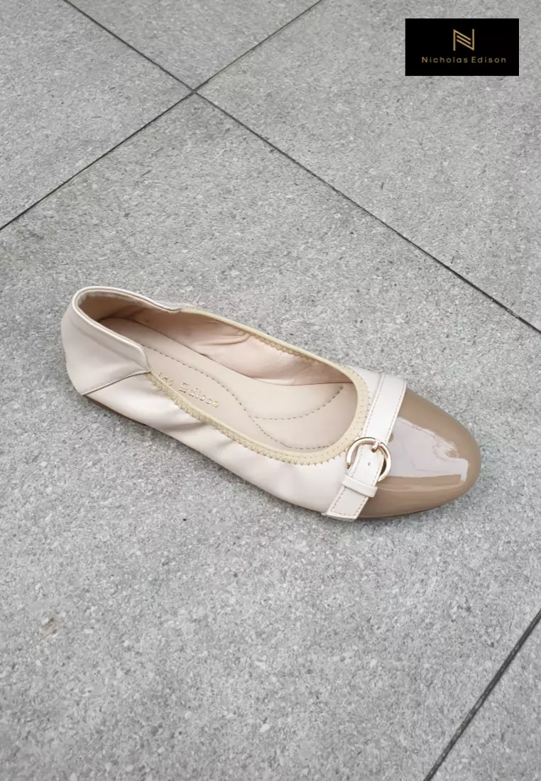 Nicholas Edison Flat Laura Cream