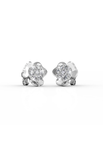 Her Jewellery Florence Solitaire Earrings -  Made with premium grade crystals from Austria HE210AC23MWISG_1