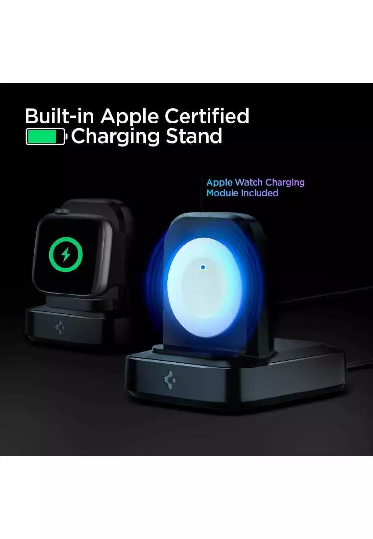 Spigen for Apple Watch Charger Stand [MFi Certified] Charger for Apple  Watch Series Ultra 2 9 8 7 6 SE 5 49mm 45mm 44mm 42mm 41mm 40mm 38mm