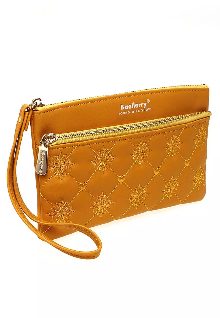 Dompet Clutch Wanita Model Panjang Large Compartment Material Leather Kulit ORIGINAL