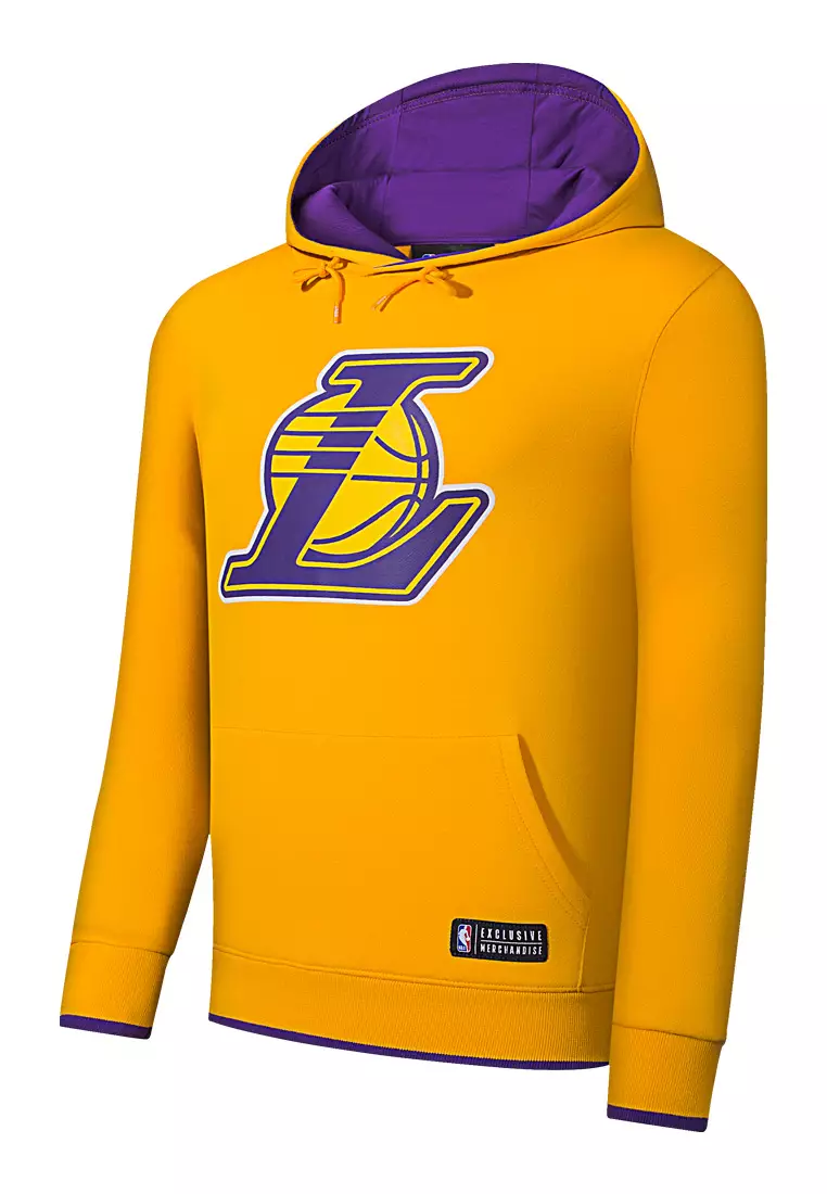 Basics Primary Logo Los Angeles Lakers Mens Hoodie