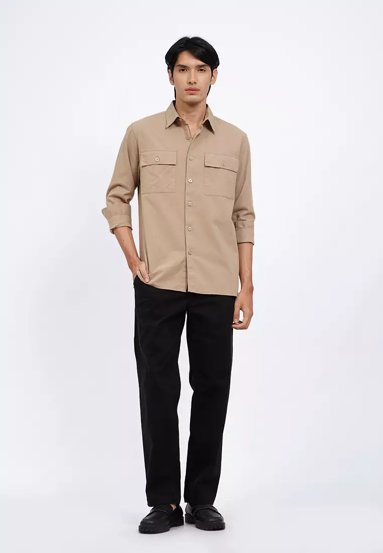 Double Pocket Long Sleeve Shirt