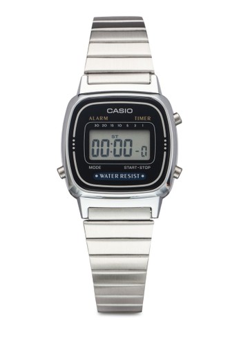 LA670WA-1SDF 數碼不銹鋼女錶, 錶類, 飾品esprit 香港配件