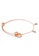 YOUNIQ gold YOUNIQ 18K Rosegold Connect Link Ring Slim Bracelet with Cubic Zirconia 66098AC57C4E1FGS_1