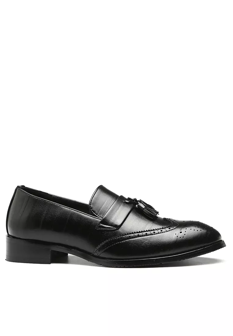 Discount on Twenty Eight Shoes  shoes - SKU: Galliano Tassel Synthetic Leather Brogues WZWH-B07