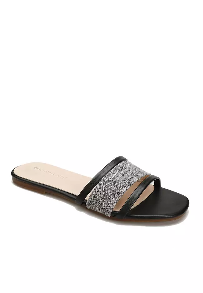 rhinestone flat sandals zara