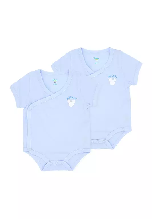 Baby Boy Licensed Newborn Essentials Short Sleeve Onesie Pack of 2