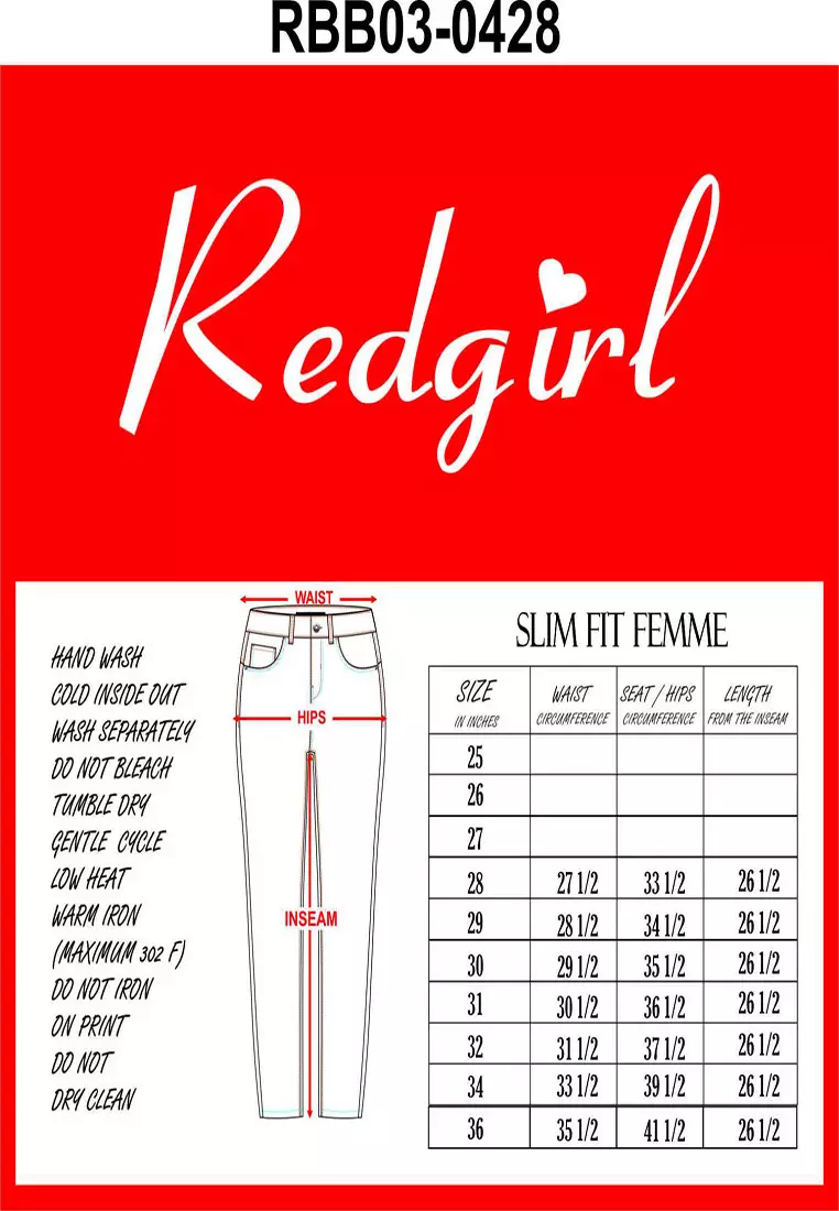 Denim Slim Fit Femme Jeans