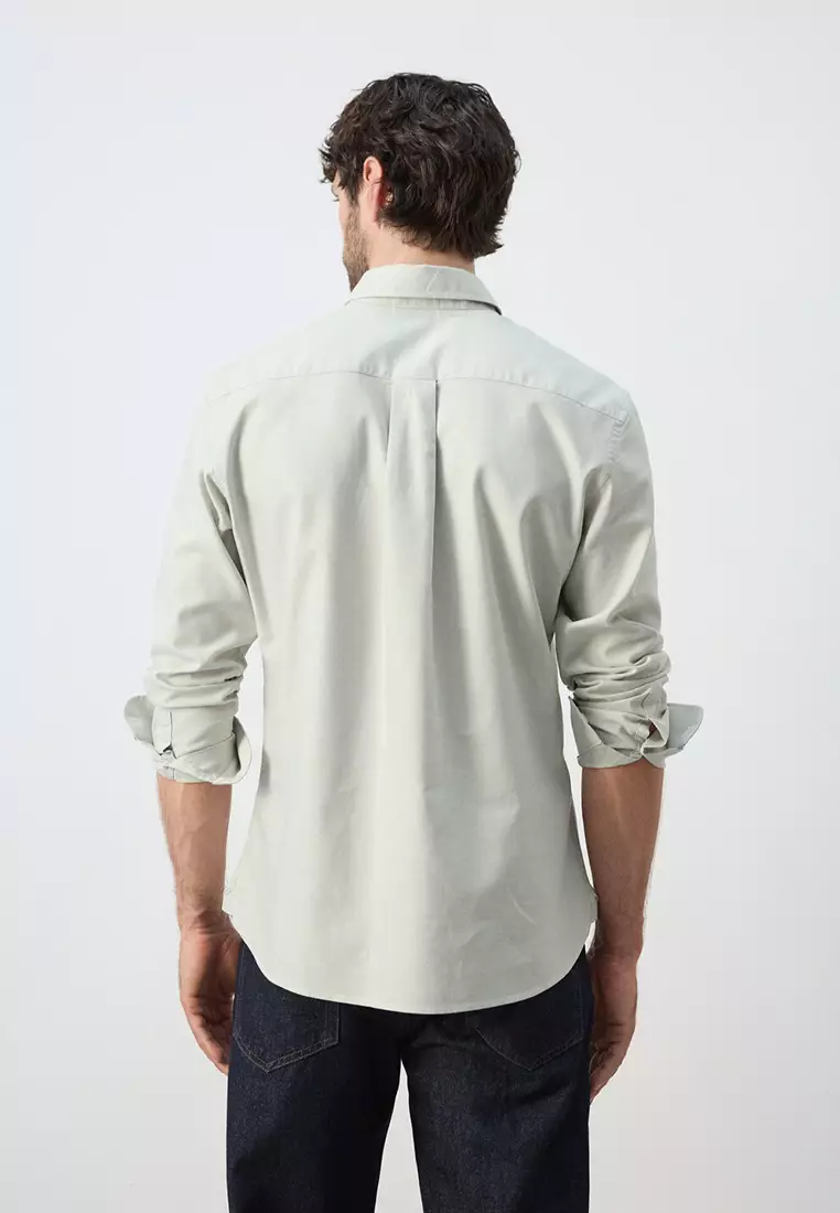 100% Cotton Regular Fit Lightweight Oxford Shirt