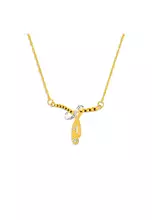 375/9K Gold - Design P (Two-Tone Gold)