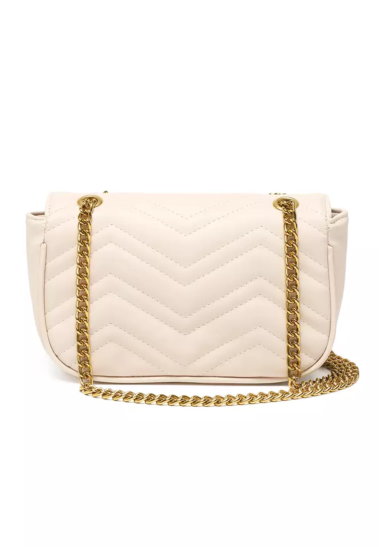 GYKACO CILLA Beige - Tas Selempang Wanita - Fashion Sling bag (Import)