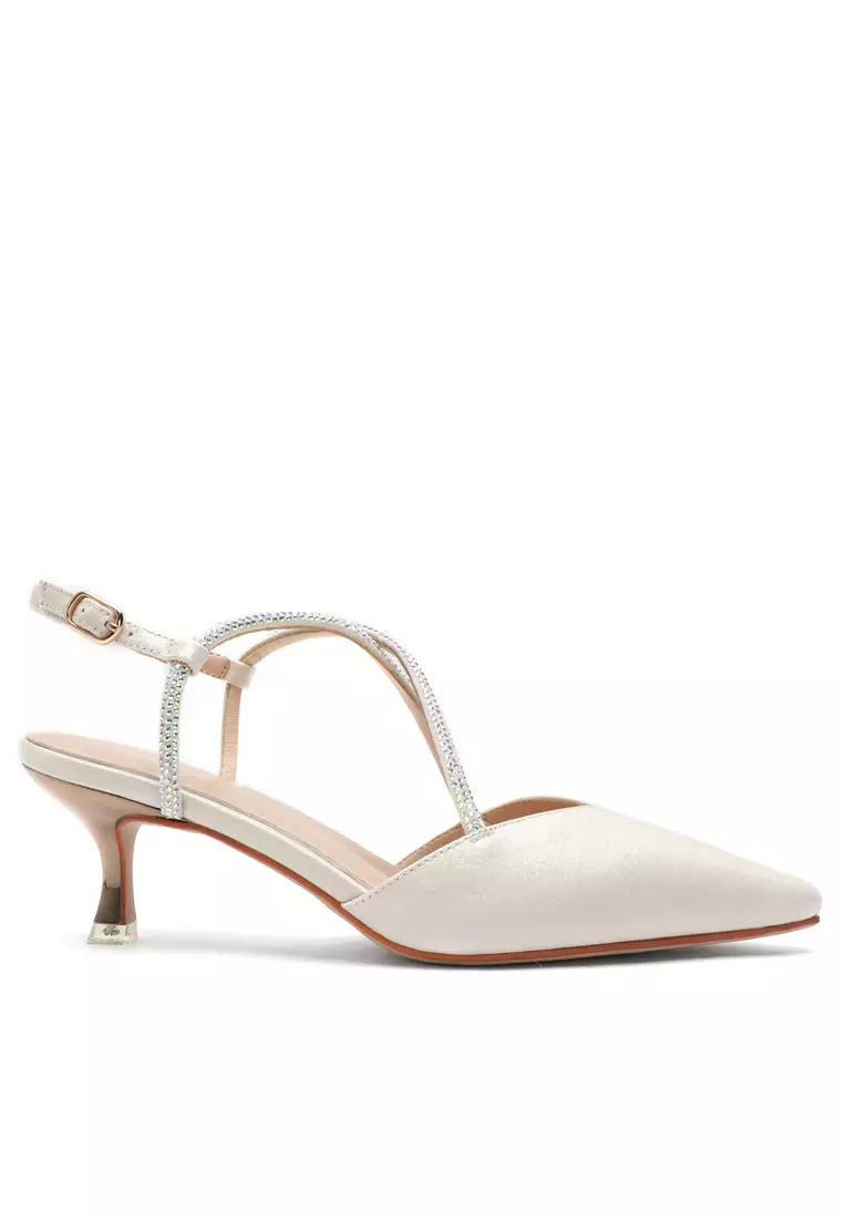 Discount on Twenty Eight Shoes  shoes - SKU: Slingback Mid Heel 052-23