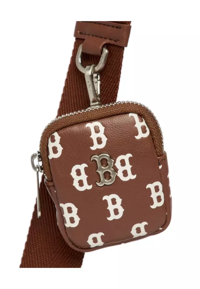 MLB Crossbody Bags UAE Online - Accessories Classic Monogra Pu Embo Min  Boston Redsox Dark Brown