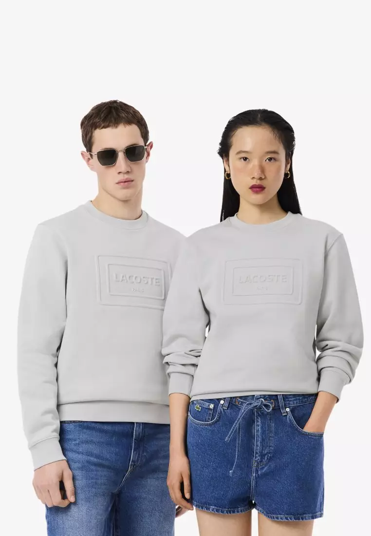 Embossed Fleece Sweatshirt
