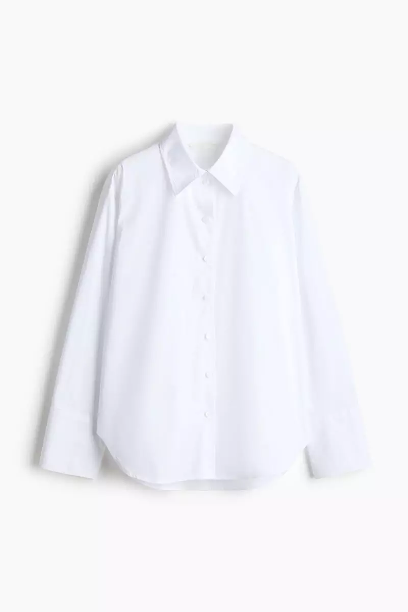 Cotton poplin shirt