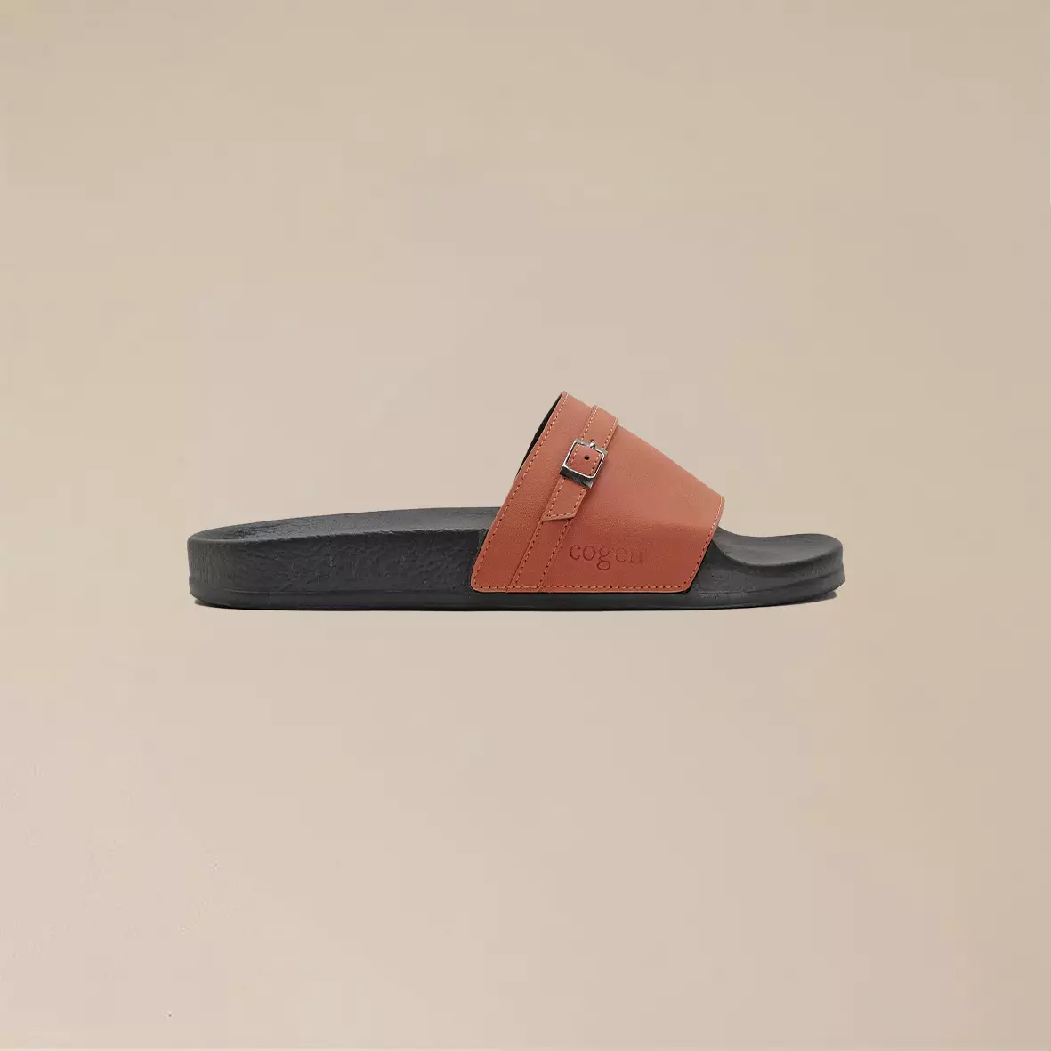 Cogen Sandal Slide Wanita Bym Series - Orange