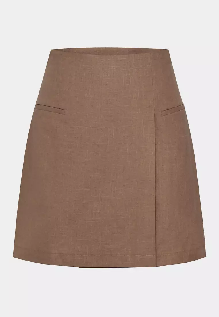 Nia Mini Linen Skirt