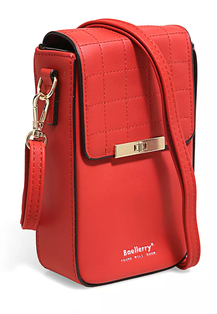 Sling Bag Wanita Tas Selempang Handphone Many Slot Material Leather ORIGINAL