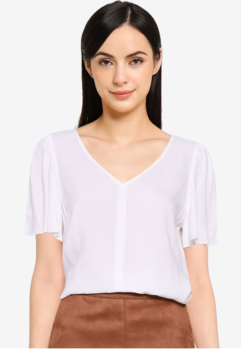 ONLY white Nova Life Short Sleeves Frida Top 439F2AAD192AC5GS_1