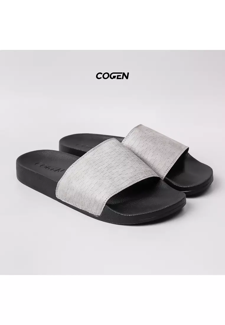 Sandal Pria Cogen Sendal Slop CRC Series - CRC Grey