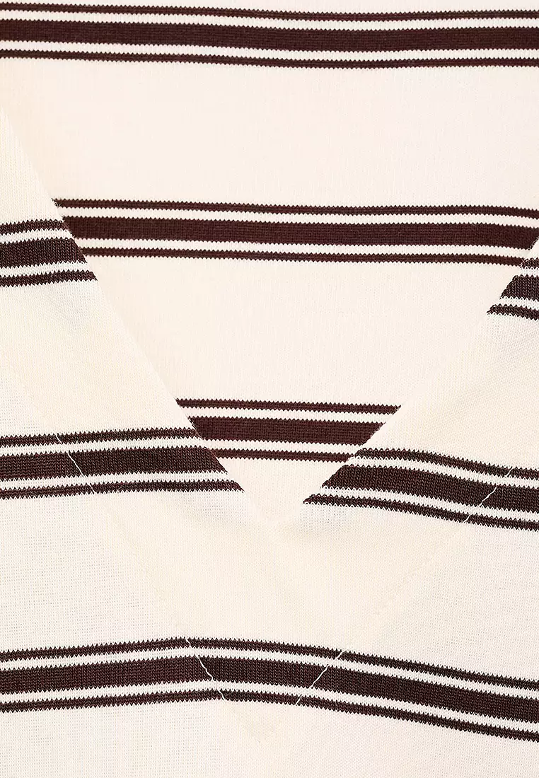 Striped Cotton-Blend Sweatshirt