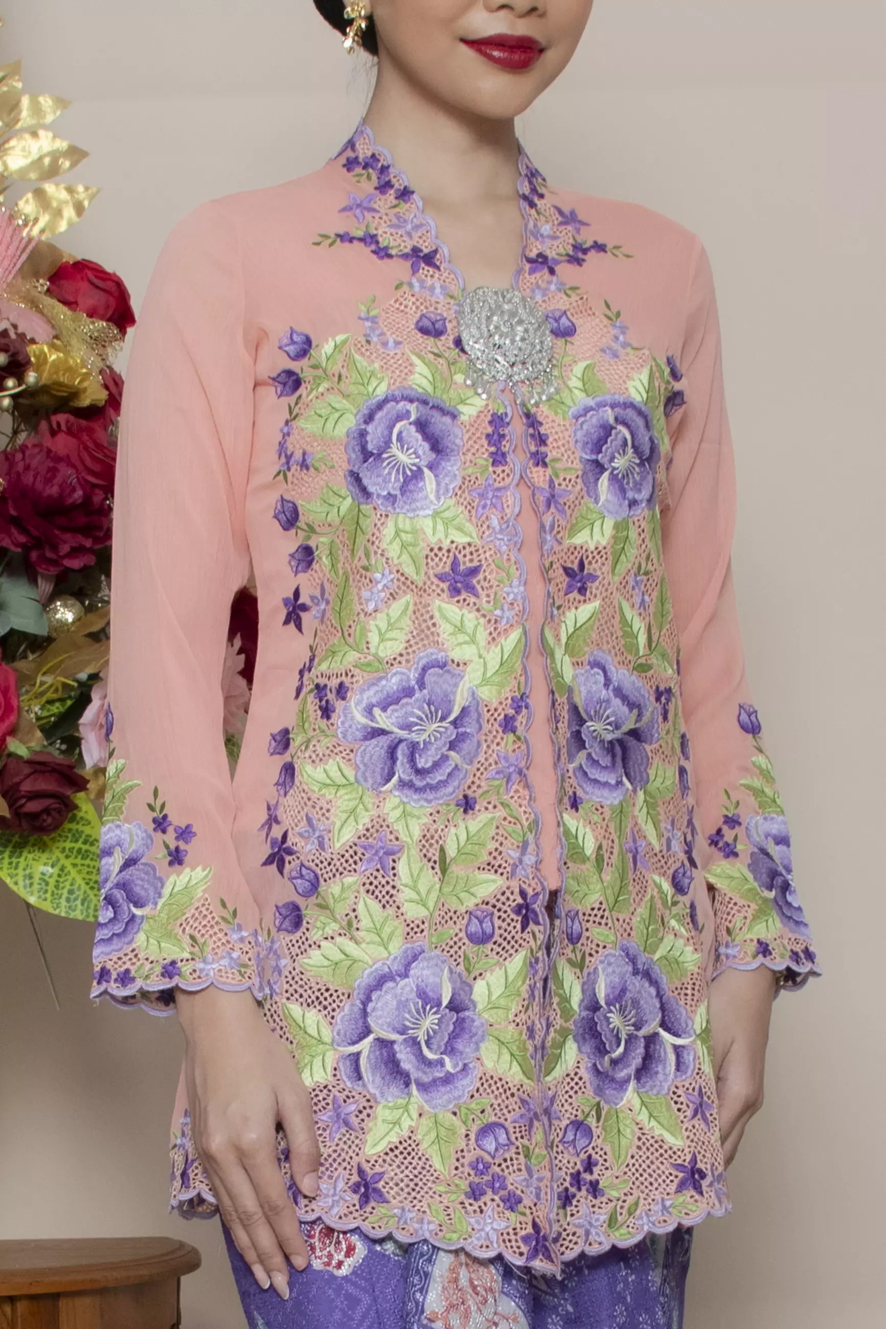 Kebaya Peony Embroidery Series